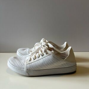OluKai Pehuea Li Classic White Sneakers